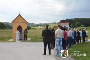 Otvoritev obnovljene Novakove kapelice v Mekotnjaku 1
